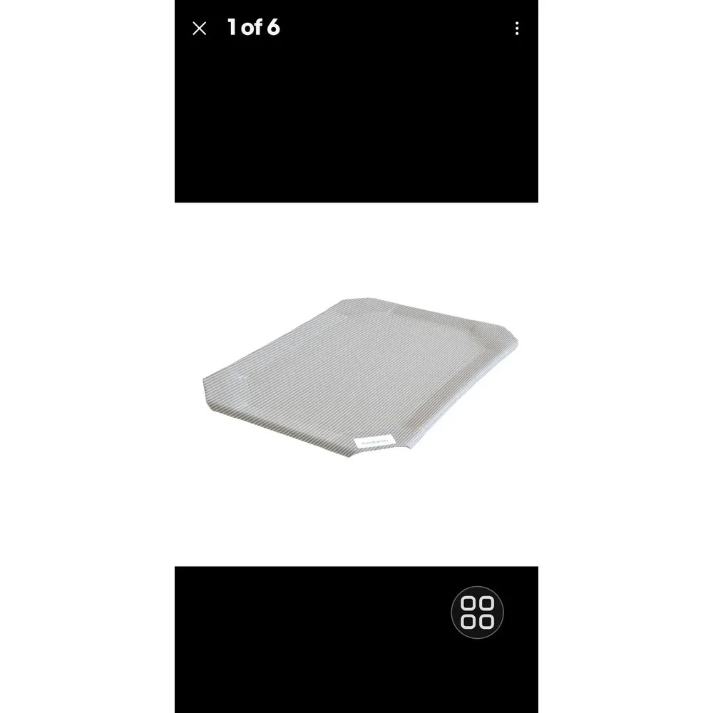 Coolaroo Large Grey Pet Bed‎ Replacement Cover Elevated Breathable Nylon Fabric